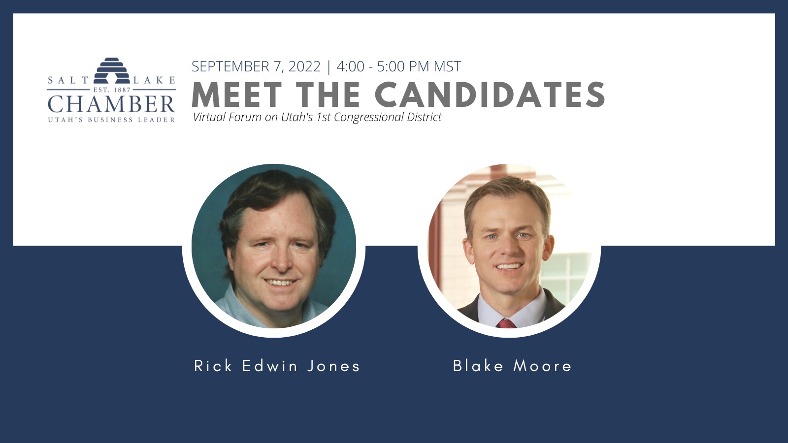 Meet the Candidates Utah's 1st Congressional District The Salt Lake